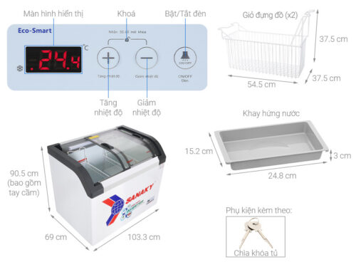Tủ Đông Sanaky Inverter 280 lít VH-3899K3B 14 tu dong sanaky vh 3899k3b note 2
