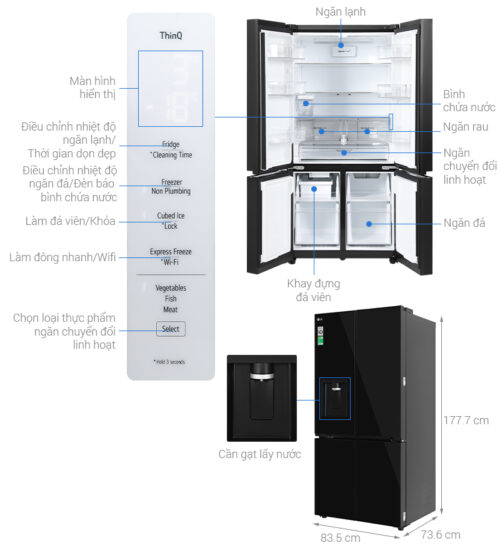 tu lanh lg inverter 571 lit multi door f58bgd note 639090062216438131