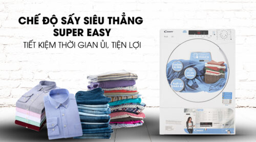 Máy sấy thông hơi Candy 9 kg CS V9DF-S 4 vi vn candy cs v9df s 5