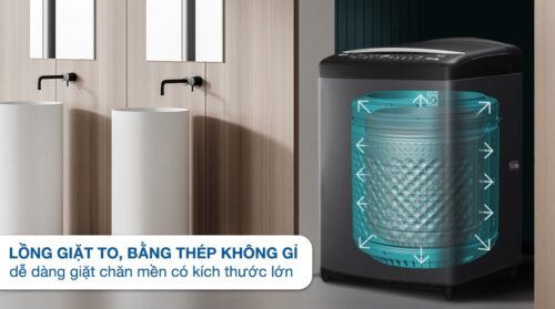 Máy giặt LG AI DD Inverter 25 kg TV2725SV9J 3 vi vn may giat lg ai dd inverter 25 kg tv2725sv9j 5